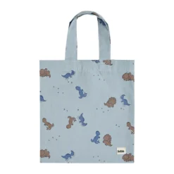 Silke babydyne med sengetøj - Blue fog