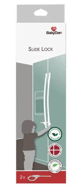 Skabslås til dobbeltlåger - 2 Stk.