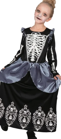 Skeleton Queen kostume - SORT