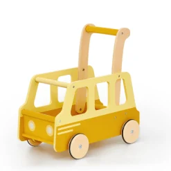 Skolebus skubbevogn gul