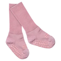 Skridsikre Strømper - Merino Uld - Rose blush