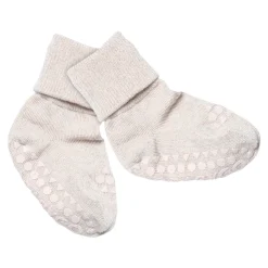 Skridsikre Strømper - Bamboo - Ivory glitter