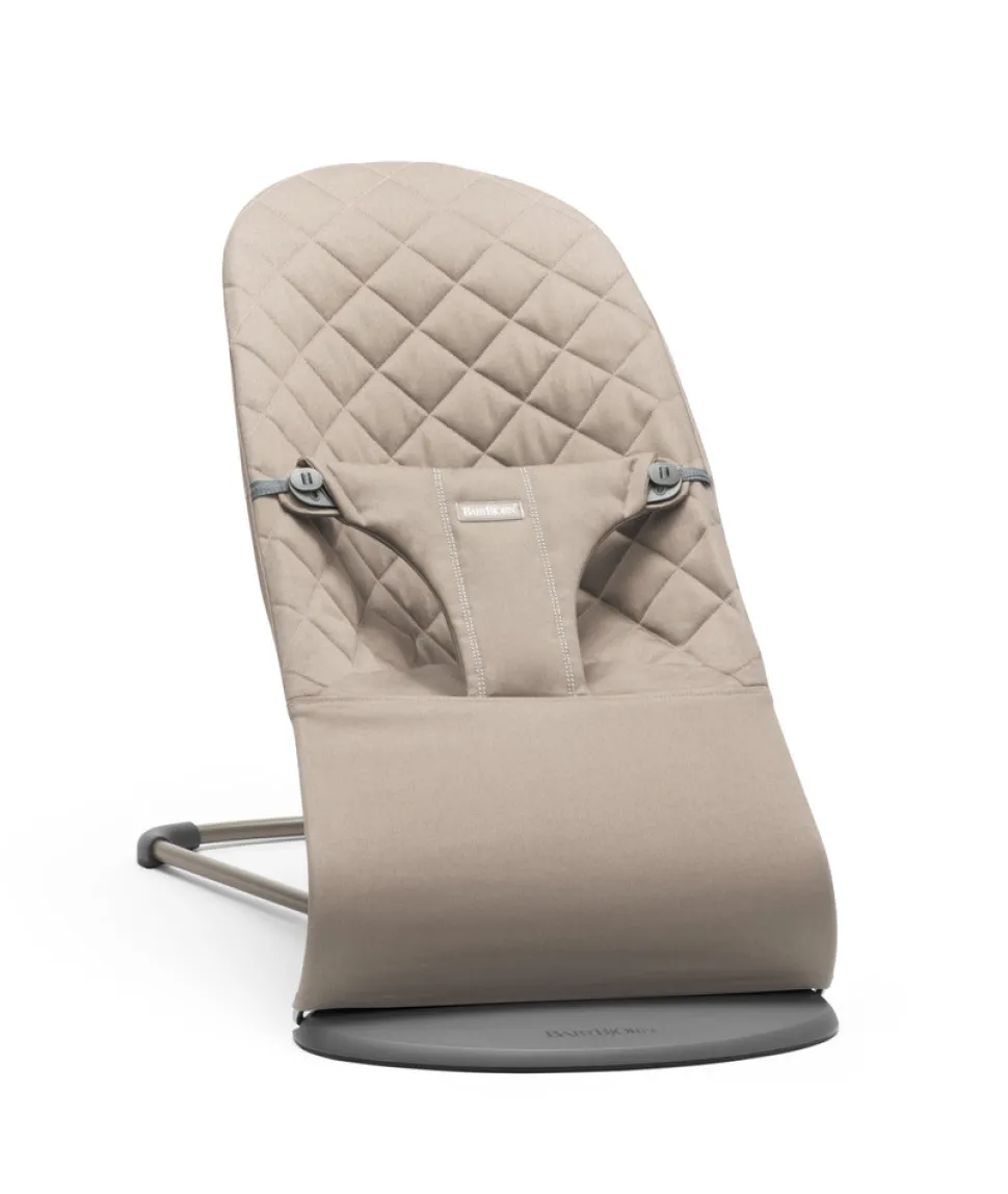 Skråstol Bliss - Vævet, Klassisk quilt, Sandgrå