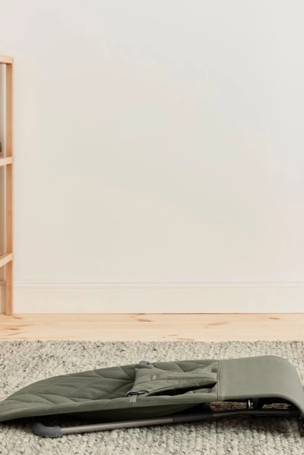 Skråstol Bliss Vævet, blomsterbladsquilt,mørkegrøn