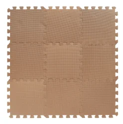 Skumlegegulv Bekids, Cappuccino 9 stk