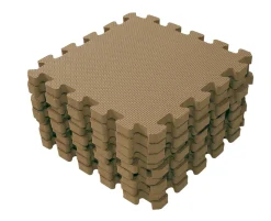 Skumlegegulv Bekids, Cappuccino 9 stk