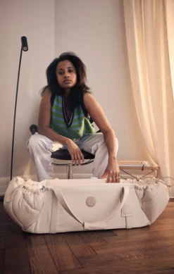 SleepCarrier X inkl. waterproof bedding - Oat beige