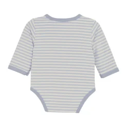 Slå-om Body Langærmet - Zen Blue