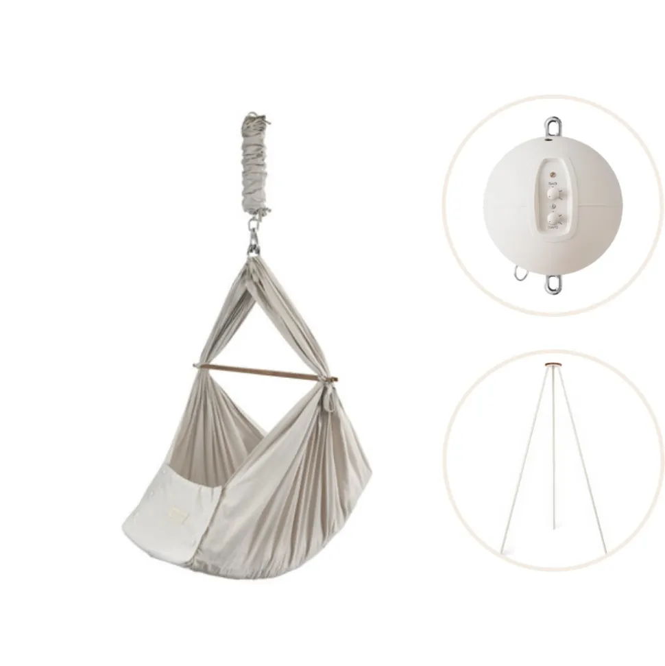 Slyngevugge inkl. motor og stativ - Lunar rock