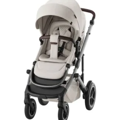 Smile 5Z lux inkl. liggedel og Baby-Safe Core autostol - soft taupe/space black