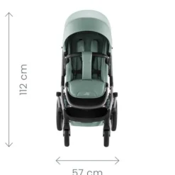 Smile 5Z lux inkl. liggedel og Baby-Safe Core autostol - soft taupe/space black