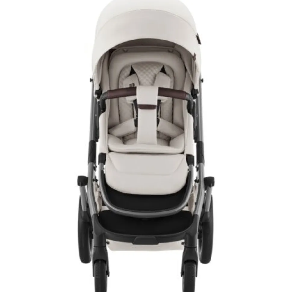 Smile 5Z lux inkl. liggedel og Baby-Safe Core autostol - soft taupe/space black