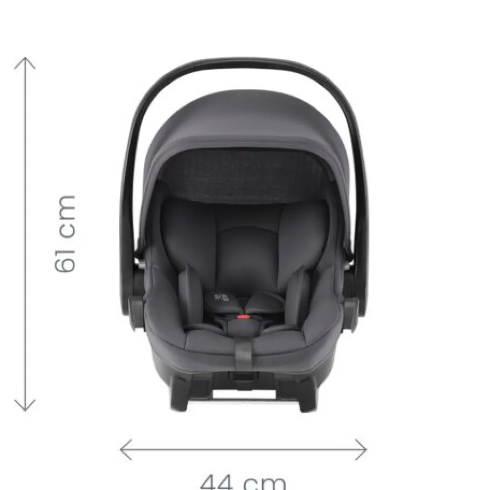 Smile 5Z lux inkl. liggedel og Baby-Safe Core autostol - urban olive/space black