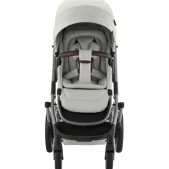 Smile 5Z lux inkl. liggedel og Baby-Safe Core autostol - linen grey/space black