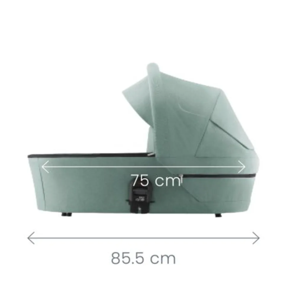 Smile 5Z lux inkl. liggedel og Baby-Safe Core autostol - warm caramel/space black