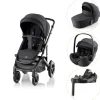 SMILE 5Z Style inkl. liggedel, babysafe pro og vario base - Carbon black