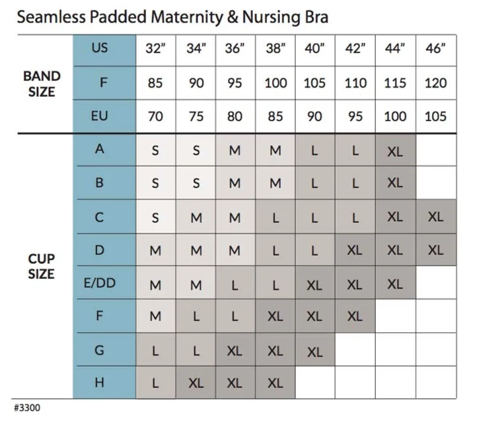 Sømløs Amme BH Med Indlæg - Black