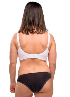 Sømløs Amme BH Med Indlæg - White