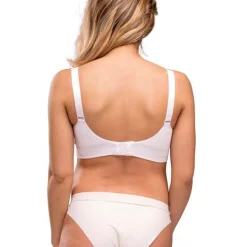 Sømløs Amme BH Med Indlæg - White