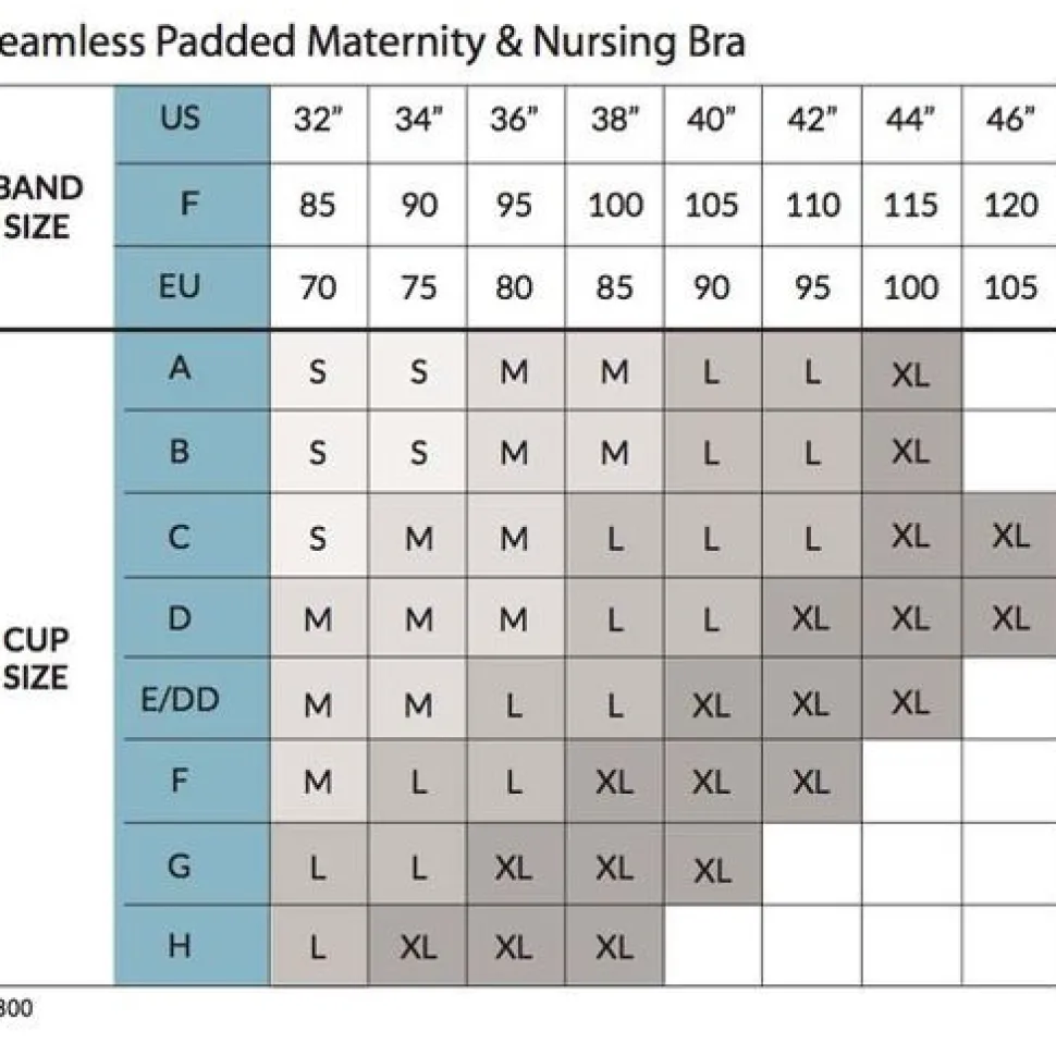 Sømløs Amme BH Med Indlæg - White