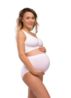 Sømløs Graviditets BH - Hvid