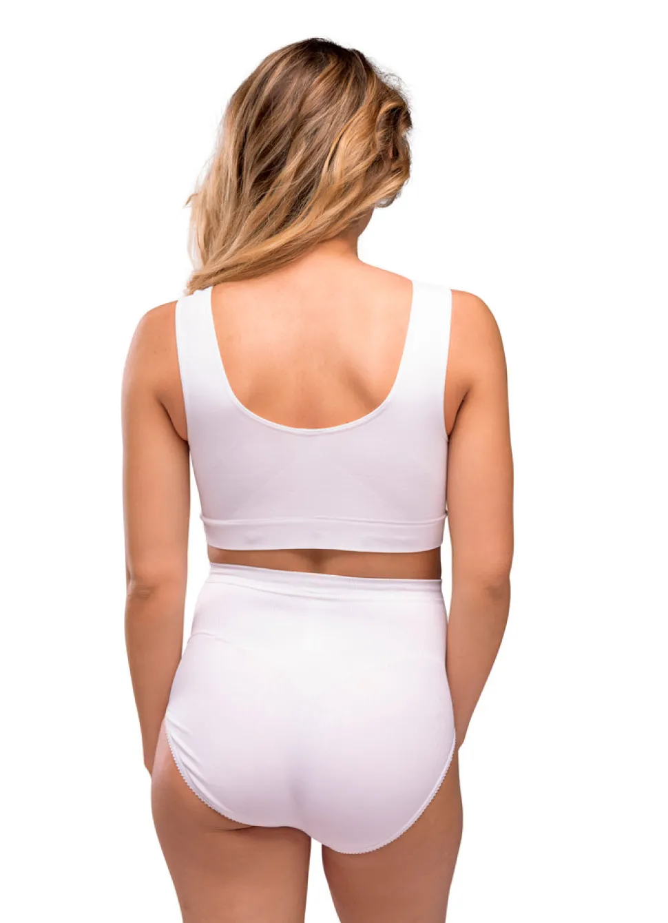 Sømløs Graviditets BH - Hvid