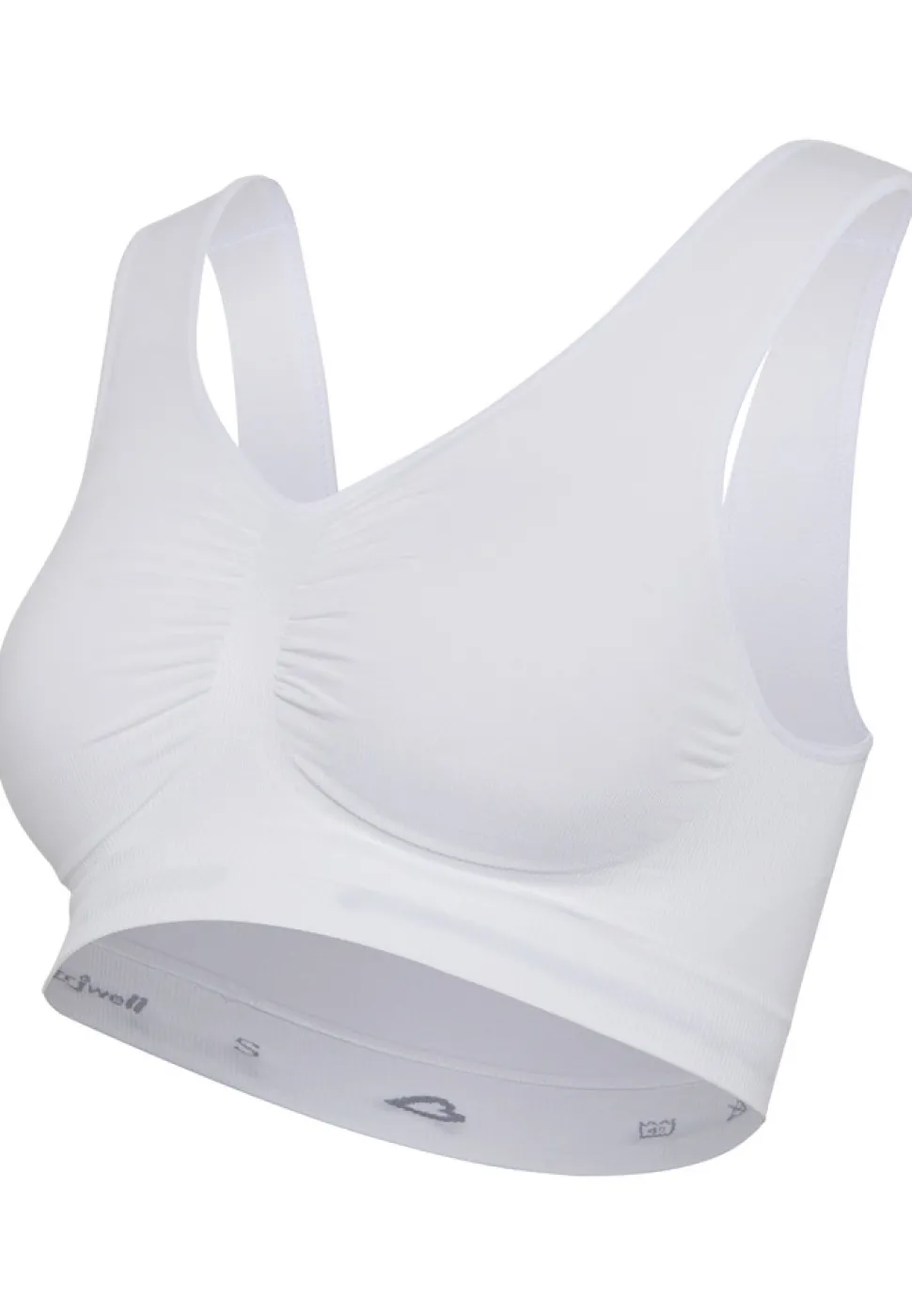 Sømløs Graviditets BH - Hvid