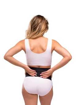 Sømløs Graviditetsstøttebånd - Sort