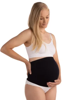Sømløs Graviditetsstøttebånd - Sort