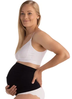 Sømløs Graviditetsstøttebånd - Sort