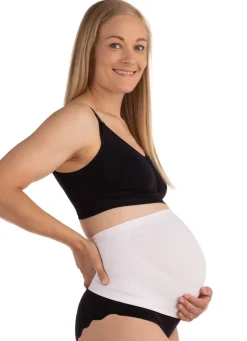 Sømløs Graviditetsstøttebånd - Hvid