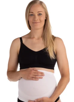 Sømløs Graviditetsstøttebånd - Hvid