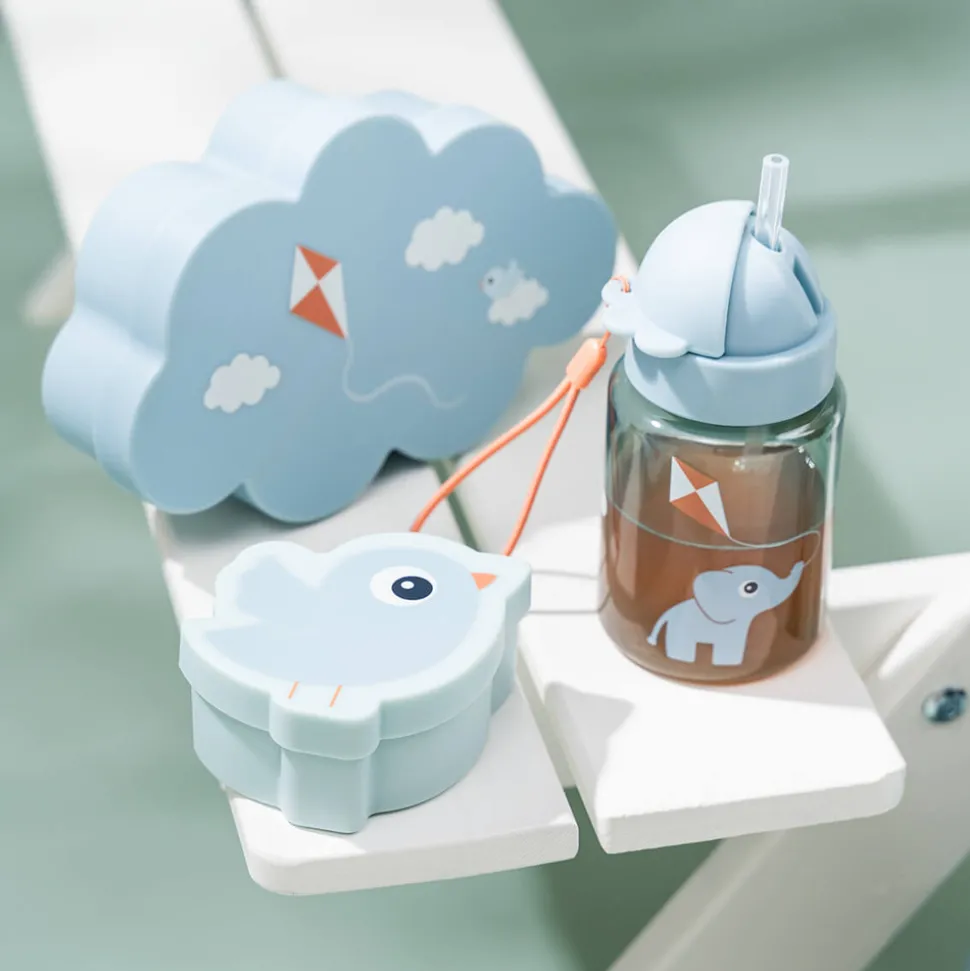 Snack & madkasse m/drikkedunk Playground Blå