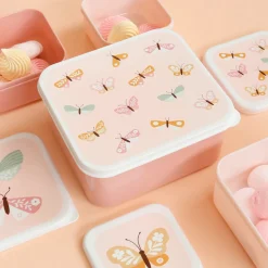 Snackboksæt 4 dele Butterflies