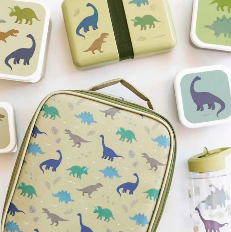 Snackboksæt 4 dele Dino