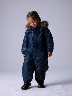 Snow10 Glitter Flyverdragt - Dark Sapphire