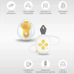 Solo Hands-Free elektrisk enkeltbrystpumpe