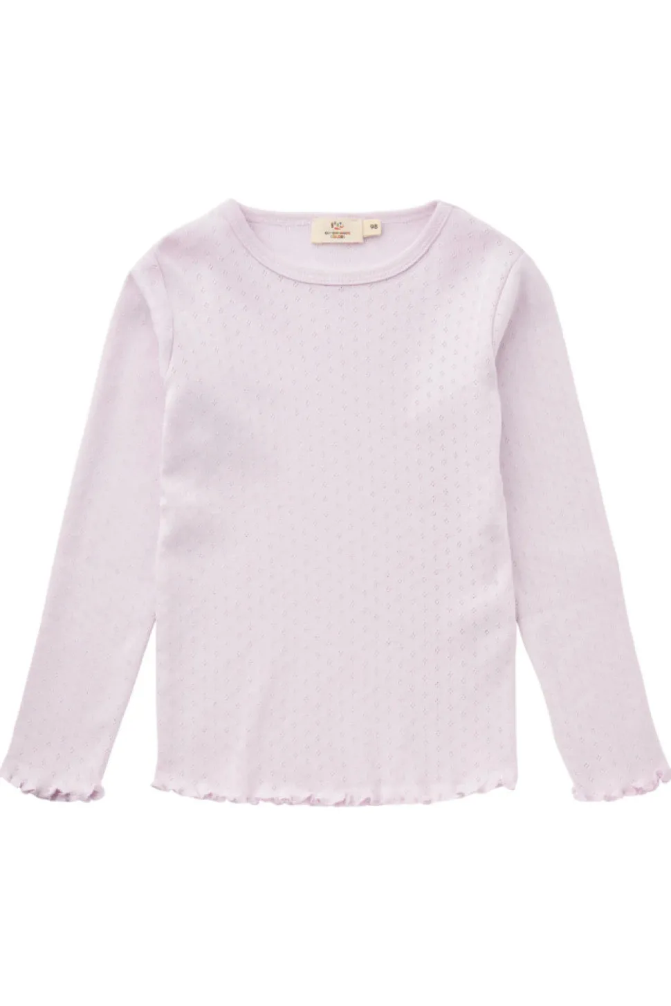 Sommer pointelle t-shirt - LAVENDER