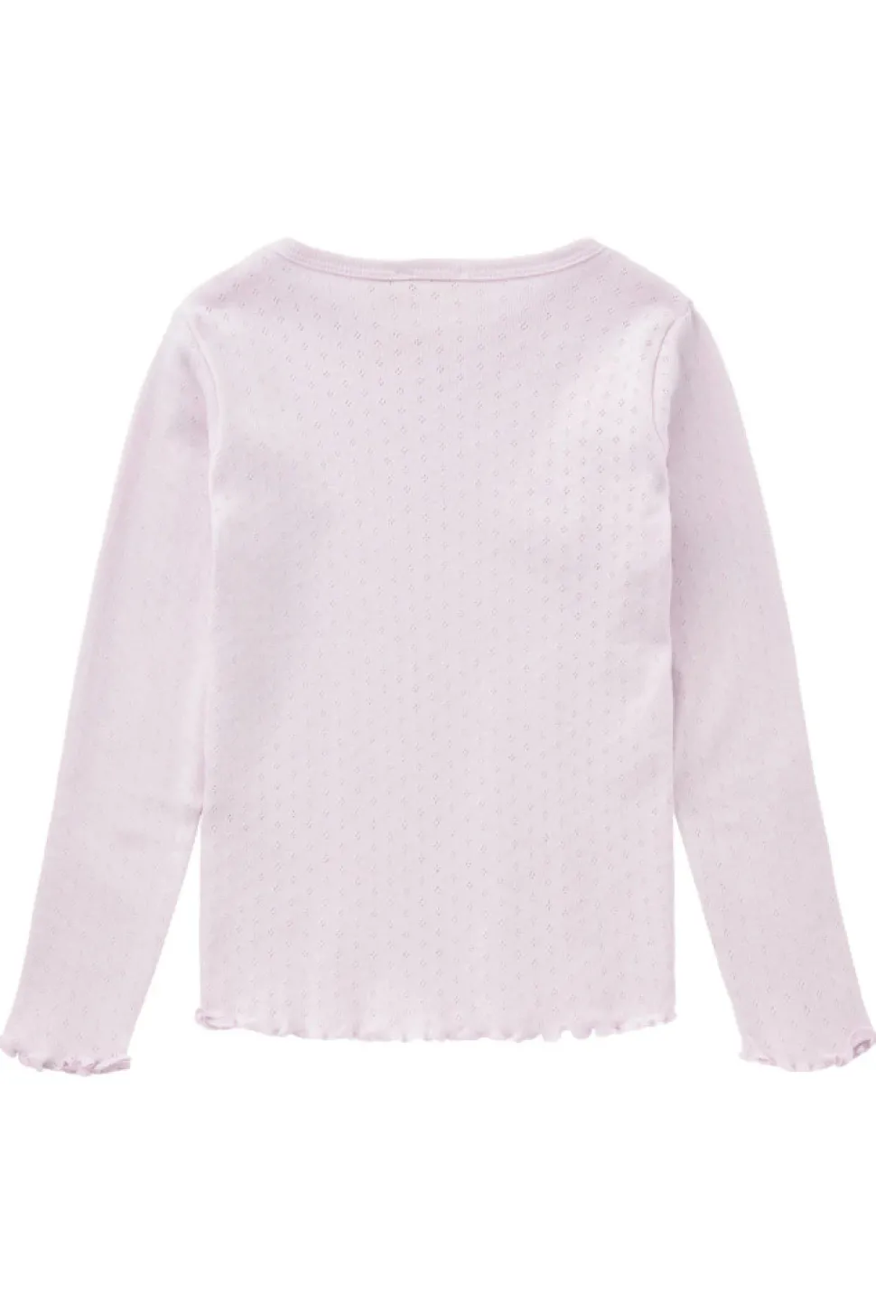 Sommer pointelle t-shirt - LAVENDER