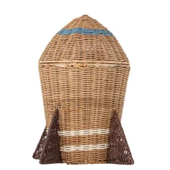 Space Kurv m/låg, Natur, Rattan