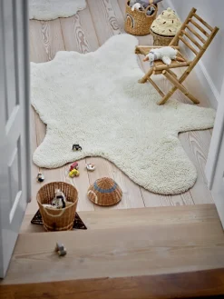 Space Kurv m/låg, Natur, Rattan