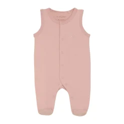 Sparkedragt m. fødder - SOLID - Pale Mauve