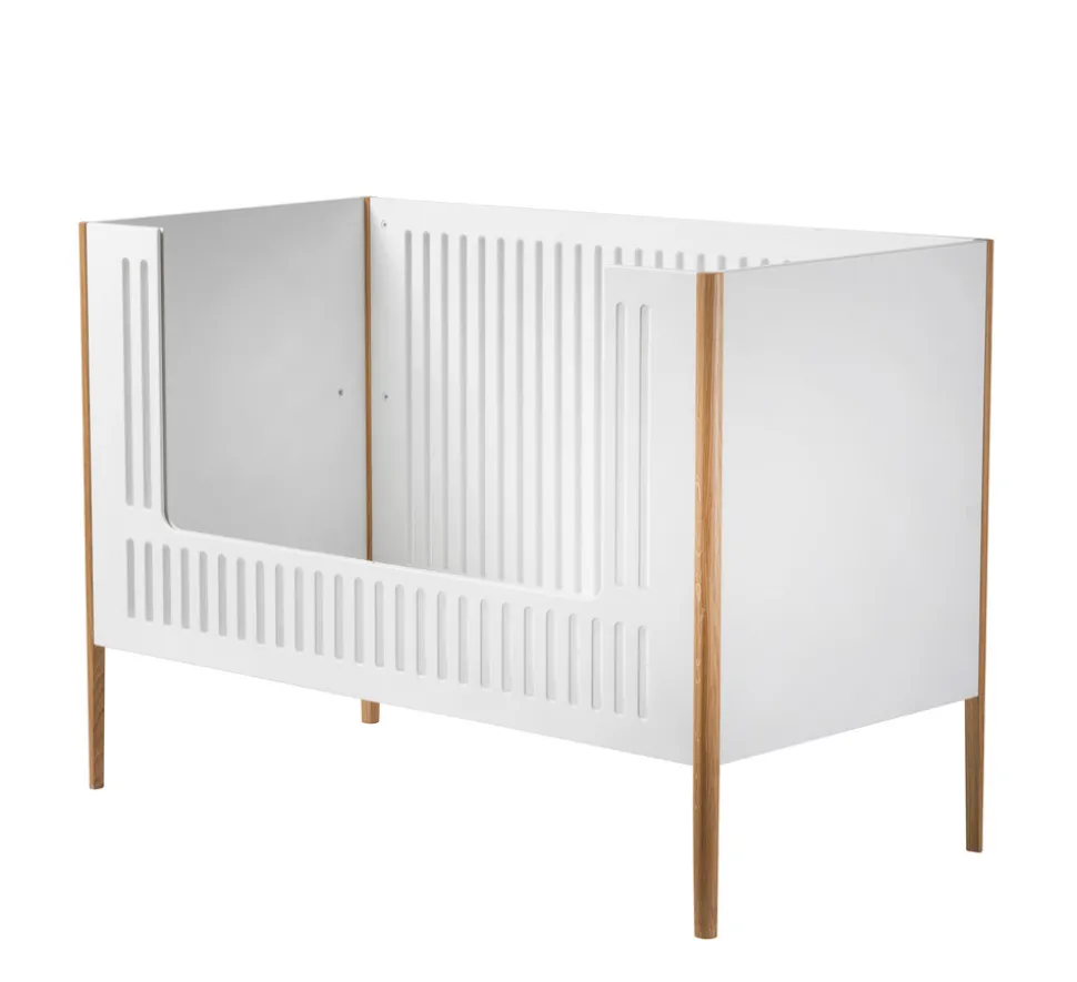 Spoke tremmeseng - Hvid/Eg