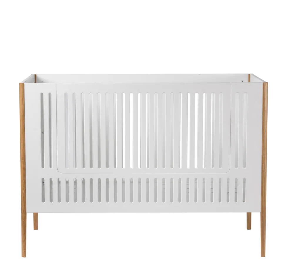 Spoke tremmeseng - Hvid/Eg