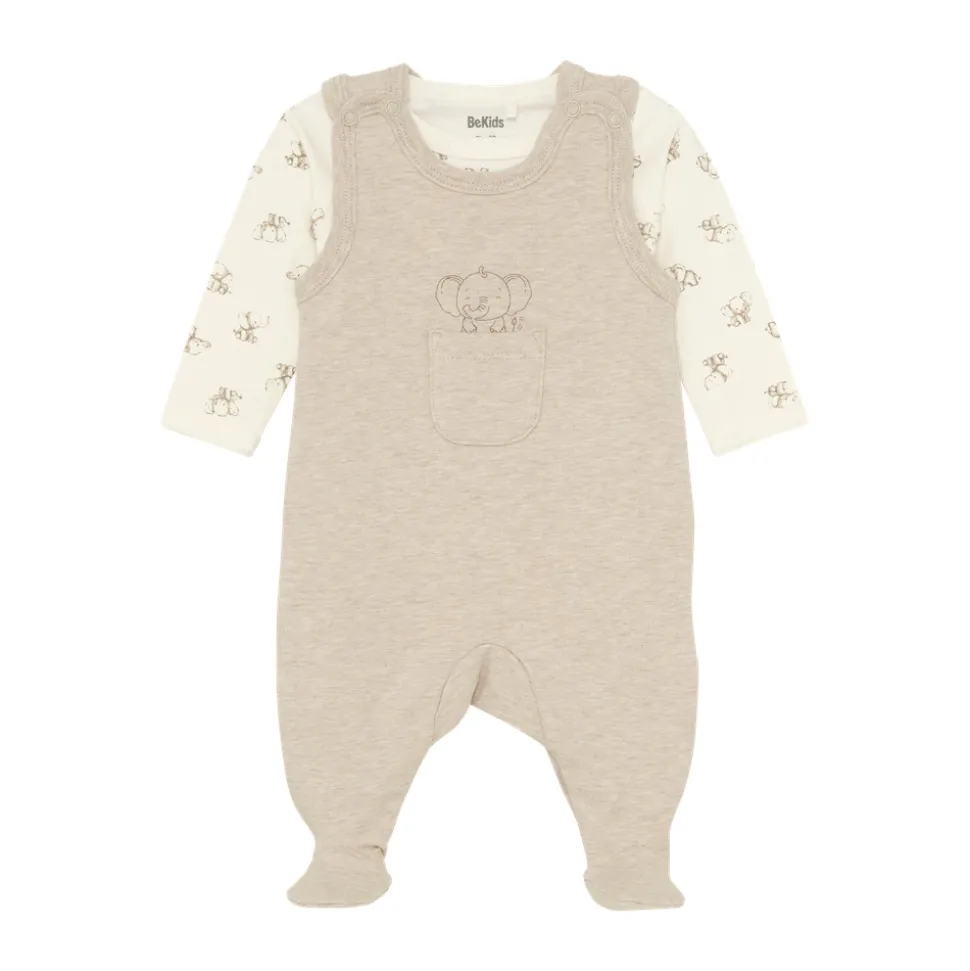 Sæt m. Body Langærmet+Overall - 2350