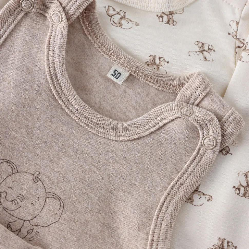 Sæt m. Body Langærmet+Overall - 2350