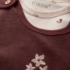 Sæt m. Body og velour bukser - 4953