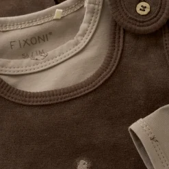 Sæt m. Body og velour bukser - 2307