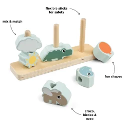 Stablelegetøj Happy clouds Farvemix