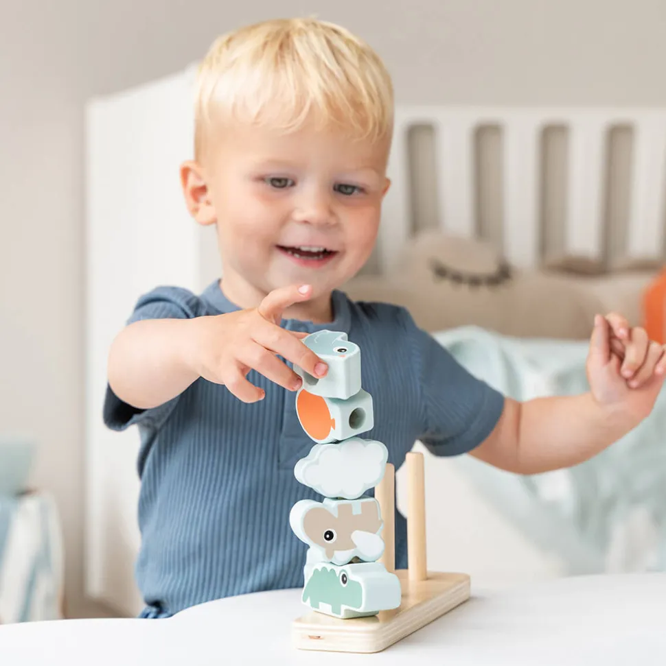 Stablelegetøj Happy clouds Farvemix